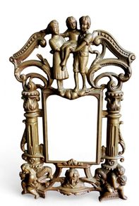 French antique Brass picture frame