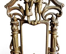 French antique Brass picture frame