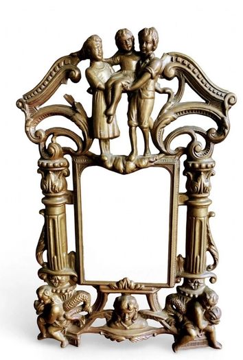 French antique Brass picture frame