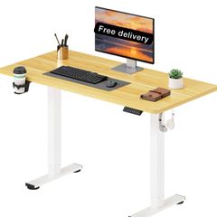 110 x 54 Electric Standing Desk ONE PIECE Height Adjustable Standing Desk