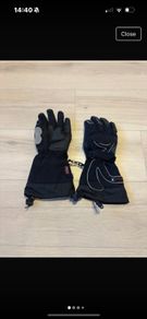 Klan Cordura motorcycle heated gloves.