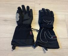 Klan Cordura motorcycle heated gloves.