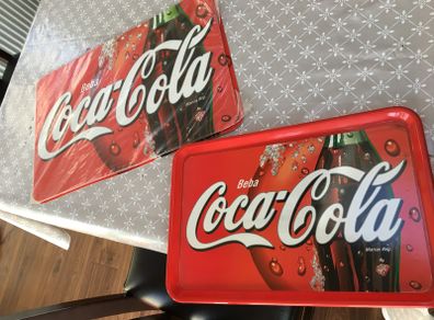 Coca Cola Spanish Tray and placemats