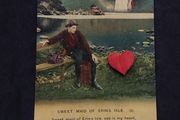 Ireland Postcard : Sweet Maid of Erin's Isle - 1916