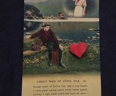 Ireland Postcard : Sweet Maid of Erin's Isle - 1916