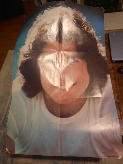 JOHN TRAVOLTA: Sandy LP-1978 UK Pressing-with original poster