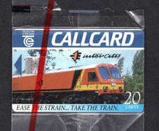 1995 Ireland 20 unit Callcard introduction of Cardphones on board Irish Rail's Inter City trains (Schlumberger SC7) Call Card Mint in packaging