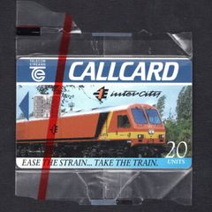 1995 Ireland 20 unit Callcard introduction of Cardphones on board Irish Rail's Inter City trains (Schlumberger SC7) Call Card Mint in packaging