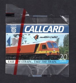 1995 Ireland 20 unit Callcard introduction of Cardphones on board Irish Rail's Inter City trains (Schlumberger SC7) Call Card Mint in packaging