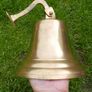 Vintage big Maritime Brass Ship Bell with Wall Mounted Image 6