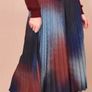 LA FEE ATELIER Pleated Circle Skirt Size 12 Image 4
