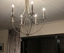 Endon Whistle 6-Light Pendant Chandelier