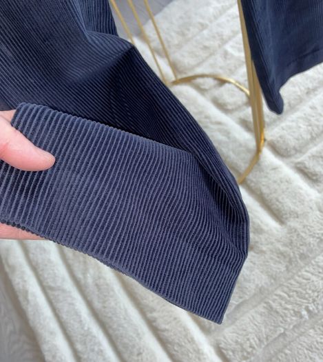Mens Navy Corduroy Trousers from Gurteen