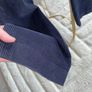 Mens Navy Corduroy Trousers from Gurteen Image 9