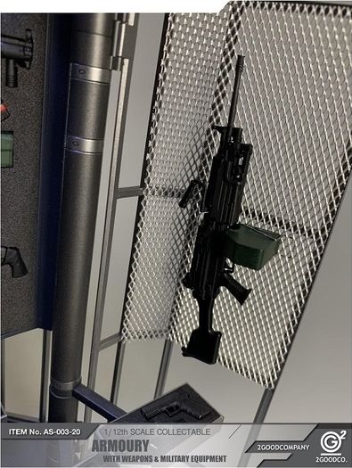 1/12 Batman Armory action figure weapons armoury set LED military Mezco