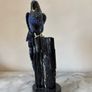 Large Hand-Carved Blue Sodalite Macaw Image 4