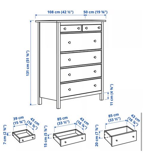 Chest of 6 Drawers