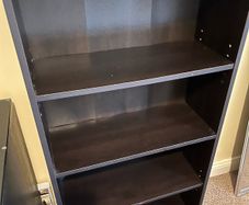 Black bookcase