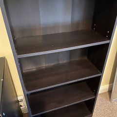 Black bookcase
