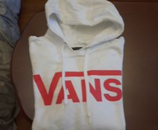 Vans hoodie size xs