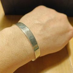 sterling silver classic bangle / bracelet