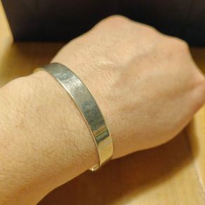 sterling silver classic bangle / bracelet
