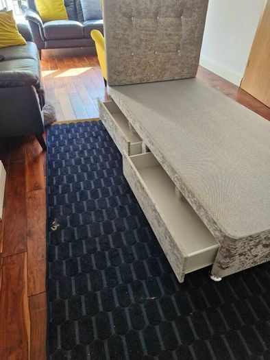 Single Bed Base with headboard