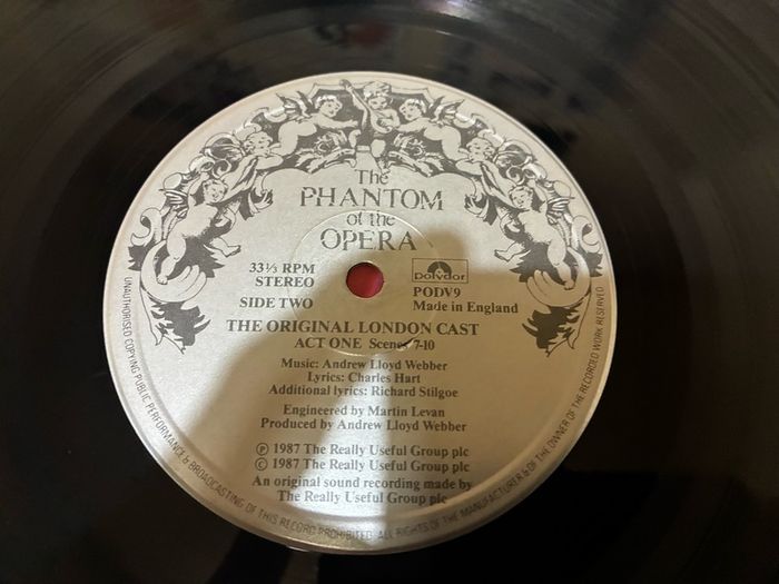 Phantom of the opera Vinyl LP