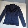 Ladies Navy Quilted Jacket for Sale Image 5
