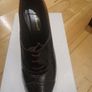 LK Bennett  Dark Brown Leather Patent Heels Image 3
