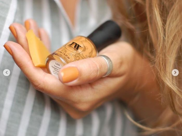 Nail polish Masura dark cheddar new