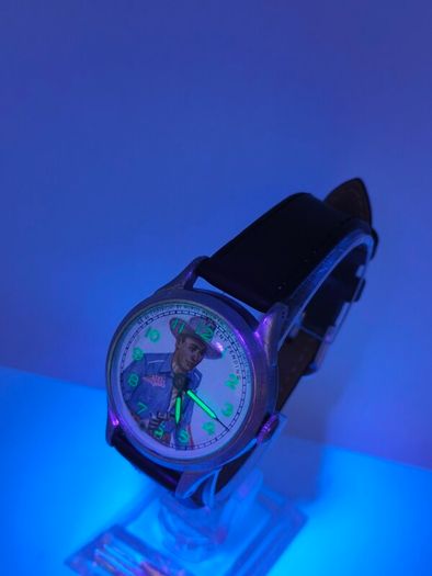 Vintage Roy Rogers Animated Swiss Watch 1950 Western Collectible  Serviced & Running