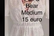 top Bnwt pull &amp; bear short sleeve lace top