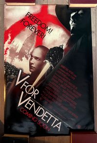 V For Vendetta original movie poster