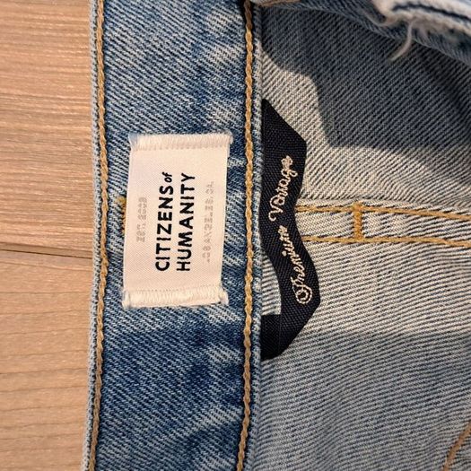 Citizens of Humanity straight blue jeans