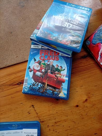 Blu-Ray movies...