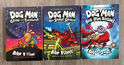 3 Brand New Dogman Books