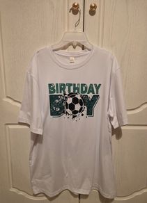 Birthday boy T-shirt size men's L ( age 15)