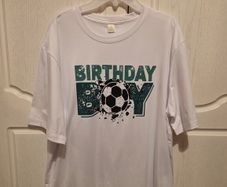 Birthday boy T-shirt size men's L ( age 15)