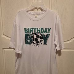Birthday boy T-shirt size men's L ( age 15)