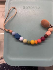 Silicon beads soother clipper
