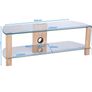 Alphason Century 1200 TV Stand - Walnut & Black Glass - ADCE1200-BLK Image 3