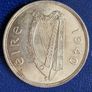 Ireland 1940 Half Crown Silver Coin Image 4