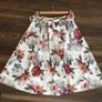 Brand New Skater Style Floral Skirt: Size 10 Image 2