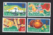1994 Guernsey Europa Archaeological Discoveries Commemorative Stamps Mint Never Hinged (MNH)