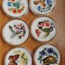 Handmade Cross Stitch Embroided Display Coasters Image 2