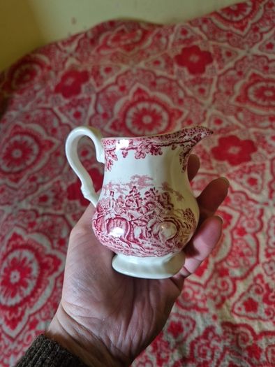 Vintagr Myotts Country Life Milk Jug Staffordshire Ware