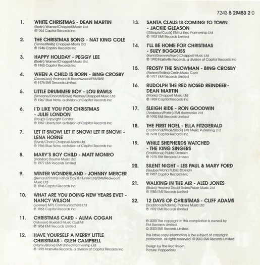 Free Postage! HMV Easy. The Christmas Collection. CD.