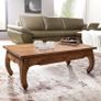 Large Solid Sheesham Coffee Table 110 x 60cm Handmade Wooden Table Image 2