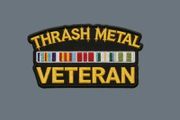 Thrash Metal Veteran Iron / Heat transfer Patch
